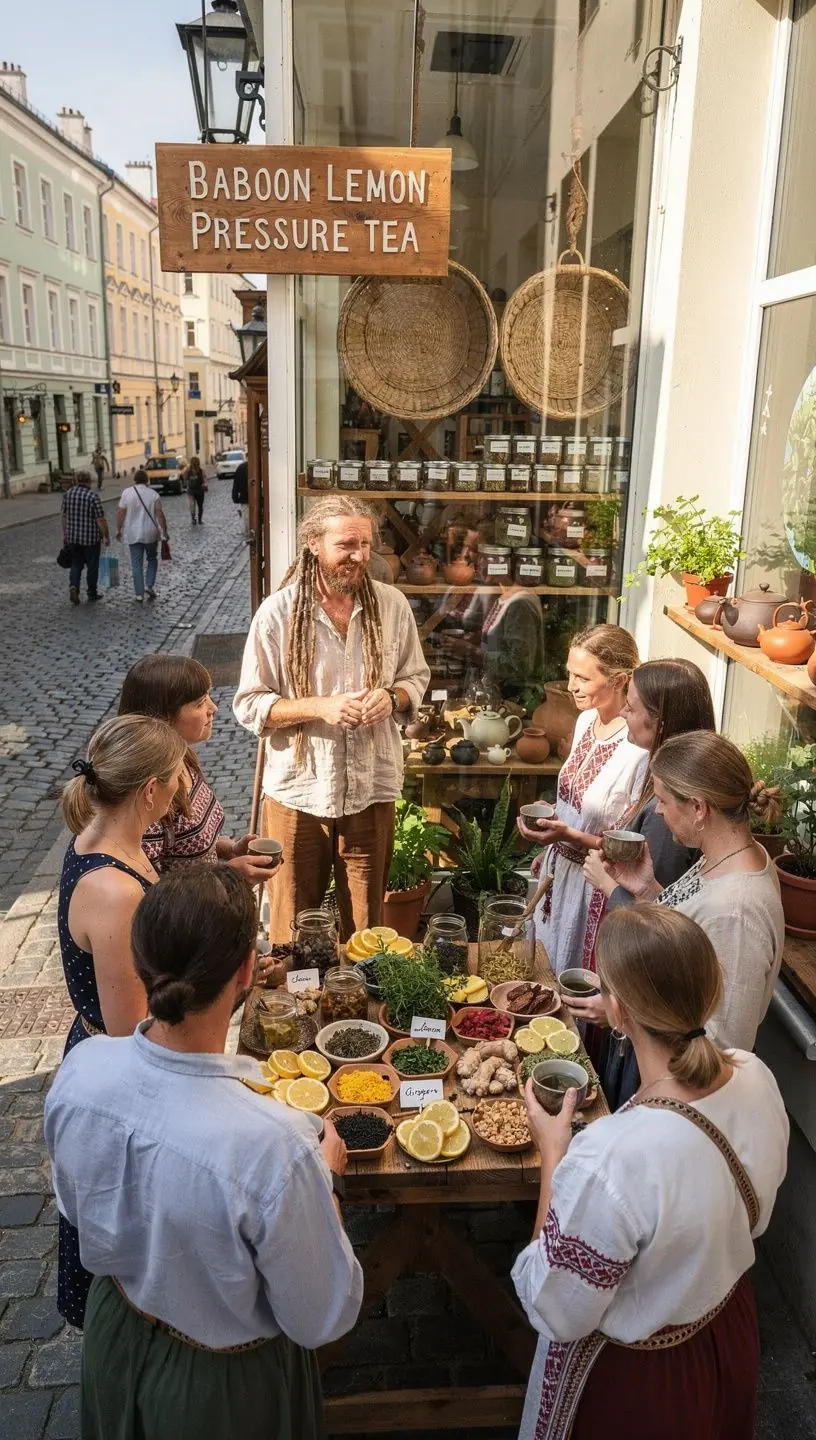Šviežiai nuimtos baboono citrinos lapai ir žiedai, naudojami tradicinėje medicinoje.